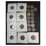 (3) FLYING EAGLE CENTS, OTHER CENTS