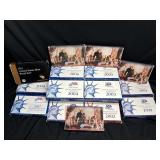 LARGE GROUP OF PROOF SETS