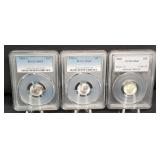 (3) BETTER COND. SILVER DIMES