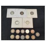 (16) BARBER DIMES