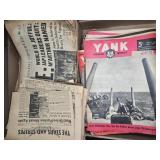 WWII WARTIME G.I. NEWSPAPERS, YANK MAGAZINE