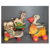(4) FISHER PRICE PULL TOYS