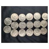 17 CLAD KENNEDY HALF DOLLARS