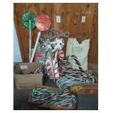 CANDY CANE AND LOLLIPOP OUTDOOR DECOR