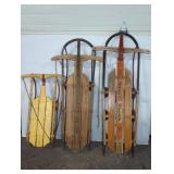 (3) RUNNER SLEDS