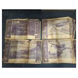 (4) VINTAGE WAR PLANE IDENTIFICATION PUZZLES