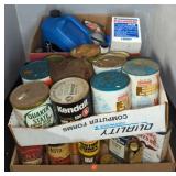 AUTOMOTIVE MOTOR OIL & FLUIDS, VINTAGE CANS