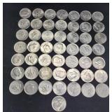 (50) US JFK HALF DOLLARS