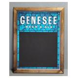 GENESEE BEER CHALKBOARD, 26.5"X20.5"