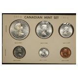 1962 CANADIAN MINT UNC. SILVER SET