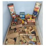 WOODEN BLOCKS  AND TOYS