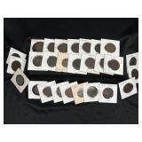 GROUP OF LARGE CENTS, SOME NICE