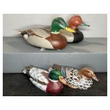 (2) PAIRS OF DUCK DECOYS