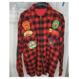 VINTAGE WOOL RED PLAID JACKET