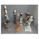 FIGURAL METAL LAMPS/LAMP BASES