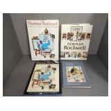 NORMAN ROCKWELL COFFEE TABLE BOOKS (4)