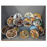 NORMAN ROCKWELL COLLECTABLE PLATES (27)