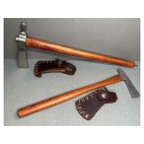 PAIR OF HANDMADE TOMAHAWK AXES