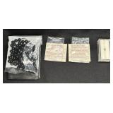 (2) EMERALD CUT ROSE DEFRANCE GEMSTONES,