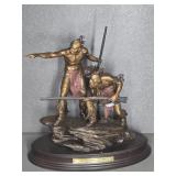 BRONZE SCULPTURE - INTRUDER ALERT