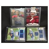 (4) ANDREW LUCK AUTOGRAPH & JERSEY CARDS