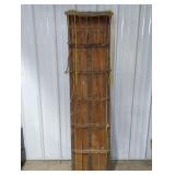 WOODEN TOBOGGAN -  AS IS