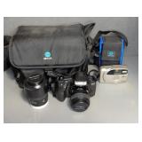 MINOLTA MAXXUM 300 SI  & F15 BIG FINDER CAMERAS