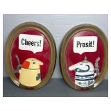 SCHULTZ & DOOLEY UTICA CLUB MATCHING PLASTIC SIGNS