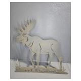 METAL MOOSE WITH STAND