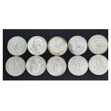 (10) SILVER QUARTERS