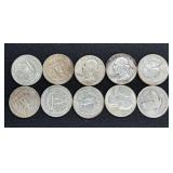 (10) SILVER QUARTERS
