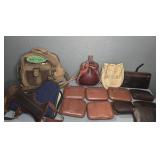 LEATHER WALLETS AND POUCHES