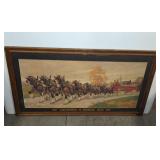 GENESEE 12 HORSE ALE WALL ART