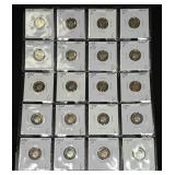 (20) ROOSEVELT DIMES, PROOFS, 1968S- 2008S