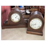 (2) MANTEL CLOCKS - SETH THOMAS & SESSIONS