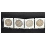 (4) MORGAN SILVER DOLLARS