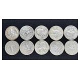 (10) SILVER QUARTERS