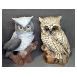 CERAMIC OWLS (2)