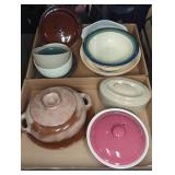 DISHES AND COVERED CASSEROLES