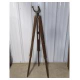 WOODEN SURVEYORS TRIPOD