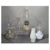 OIL LAMPS AND CHIMNEYS