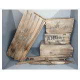 WOODEN CRATES, EVENER, PRIMITIVES