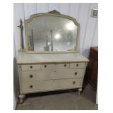 5 DRAWER DRESSER WITH MIRROR