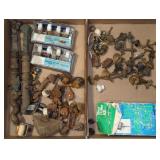 VINTAGE FURNITURE CASTERS AND PULLS