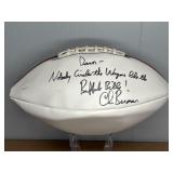 CHRIS BERMAN AUTOGRAPHED FOOTBALL