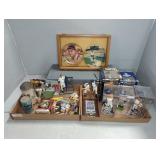 NY YANKEES COLLECTIBLES, BOBBLES, FIGURES, PLATES