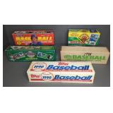 (5) BASEBALL CARD SETS - SOME FACTORY SEALED