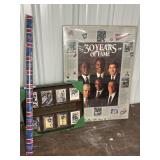 BUFFALO BILLS GREATS PLAQUE, 30-YEAR POSTER, PAPER