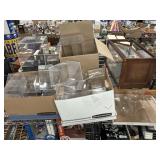LARGE GROUP OF ACRYLIC CASES & DISPLAYS