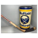 BUFFALO SABRES UMBRELLA BIN W/ HOCKEY STICK